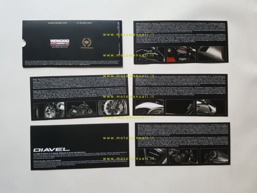 Ducati DIAVEL modelli 2012 depliant originale italiano
