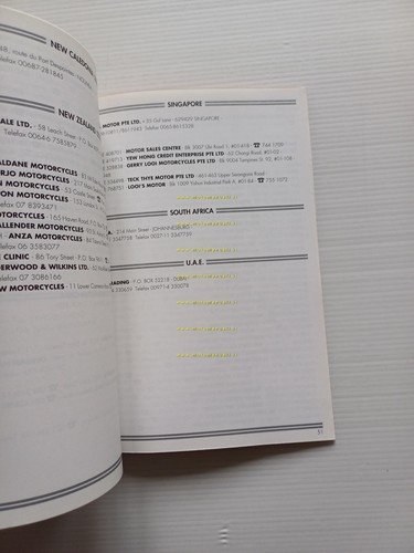 Ducati elenco concessionari 1996-97 - World Dealer Guide