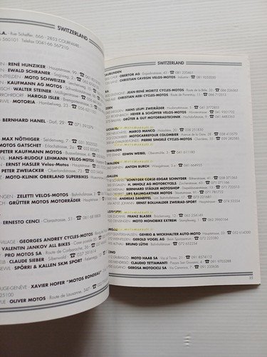 Ducati elenco concessionari 1996-97 - World Dealer Guide