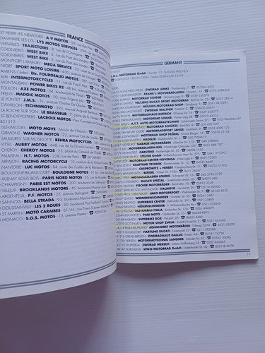 Ducati elenco concessionari 1996-97 - World Dealer Guide