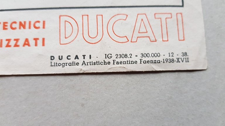 DUCATI Elettrotecnica Radiostilo 1938 depliant anteguerra originale brochure