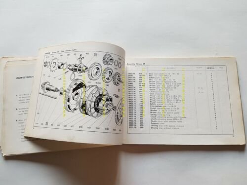 Ducati Falcon 50 1962 USA manuale uso + catalogo ricambi …