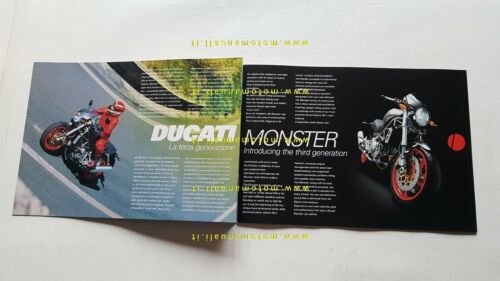 Ducati gamma modelli Monster 900 750 620 i.e. 2002 depliant …