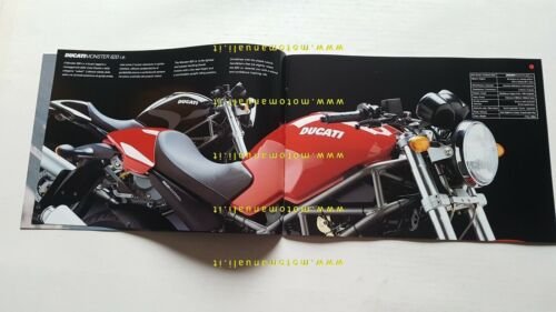 Ducati gamma modelli Monster 900 750 620 i.e. 2002 depliant …