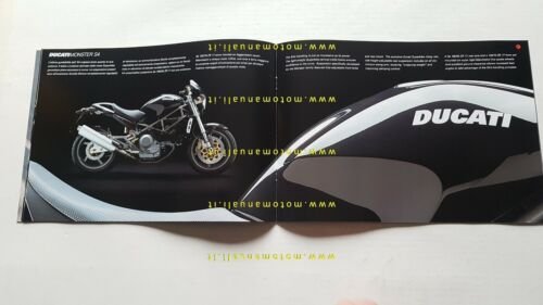 Ducati gamma modelli Monster 900 750 620 i.e. 2002 depliant …