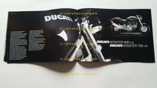 Ducati gamma modelli Monster 900 750 620 i.e. 2002 depliant …