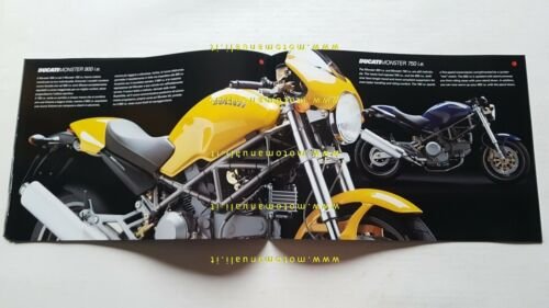 Ducati gamma modelli Monster 900 750 620 i.e. 2002 depliant …