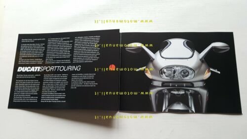 Ducati gamma modelli Sport Touring ST4-ST2 2002 depliant originale brochure