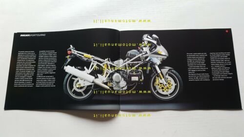 Ducati gamma modelli Sport Touring ST4-ST2 2002 depliant originale brochure