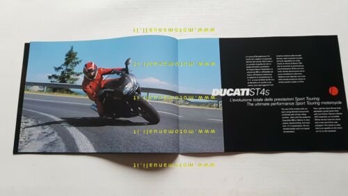 Ducati gamma modelli Sport Touring ST4-ST2 2002 depliant originale brochure