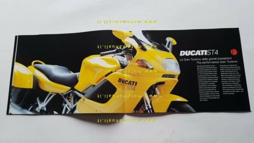 Ducati gamma modelli Sport Touring ST4-ST2 2002 depliant originale brochure
