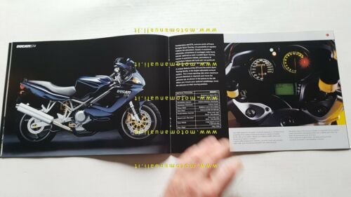 Ducati gamma modelli Sport Touring ST4-ST2 2002 depliant originale brochure