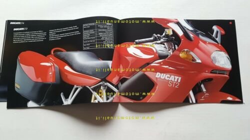 Ducati gamma modelli Sport Touring ST4-ST2 2002 depliant originale brochure