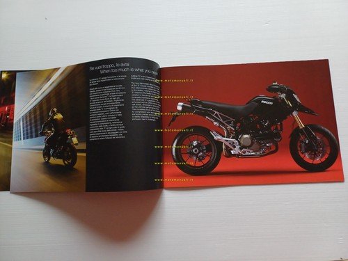 Ducati Hypermotard 1100 - 1100 S 2009 depliant originale