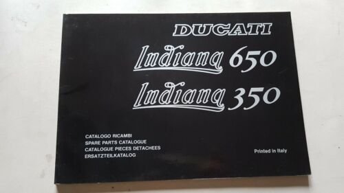 Ducati Indiana 350 - 650 1986 catalogo ricambi originale spare …