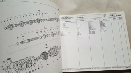 Ducati Indiana 350 - 650 1986 catalogo ricambi originale spare …