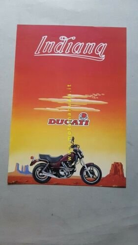 Ducati Indiana 350 650 1986 depliant moto originale genuine brochure