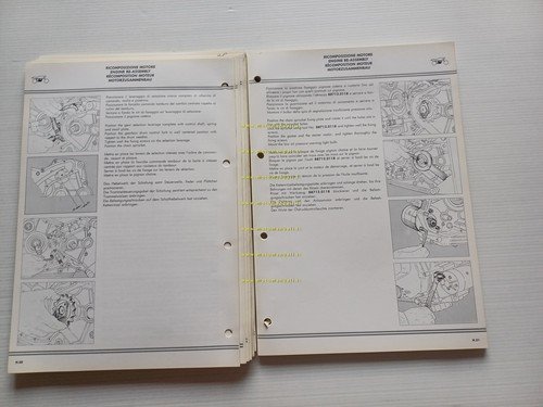 Ducati INDIANA 750 650 350 1987 manuale officina originale