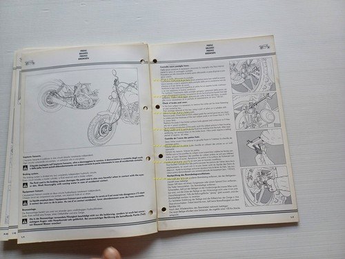 Ducati INDIANA 750 650 350 1987 manuale officina originale