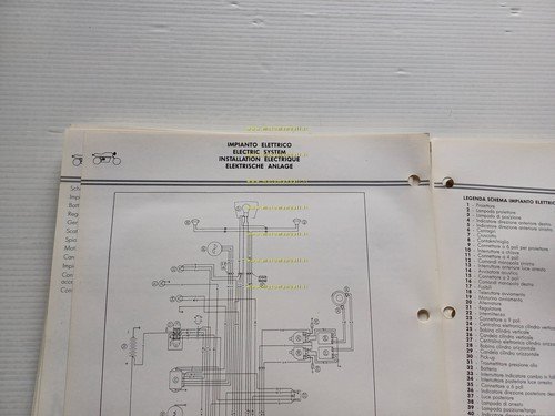 Ducati INDIANA 750 650 350 1987 manuale officina originale