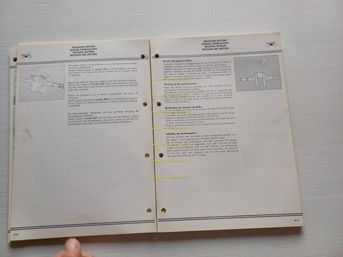 Ducati INDIANA 750 650 350 1987 manuale officina originale