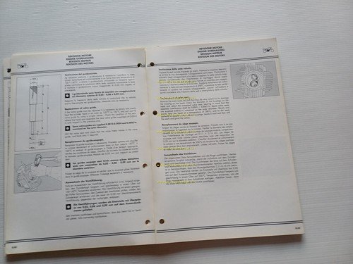 Ducati INDIANA 750 650 350 1987 manuale officina originale