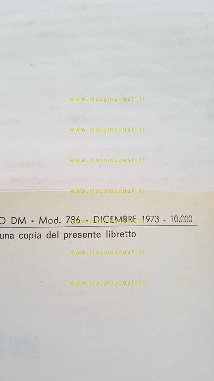 Ducati IS 16 - IS 18 Motori Stazionari DIESEL 1973 …