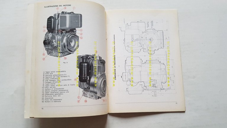 Ducati IS 16 - IS 18 Motori Stazionari DIESEL 1973 …