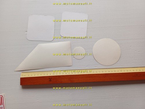 Ducati lotto 5 adesivi pubblicitari originali Pantah 1980-83 factory stickers