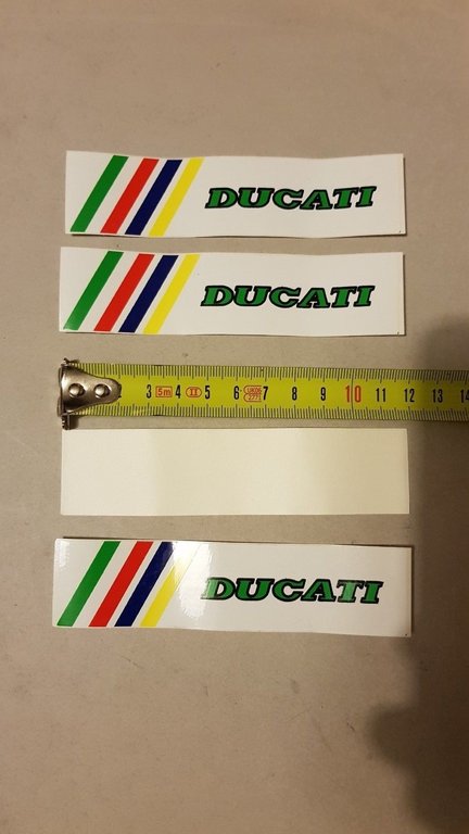 Ducati lotto adesivi pubblicitari originali anni '80 genuine factory stickers