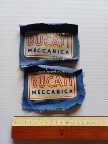 Ducati Meccanica 2 toppe originali tuta meccanici anni 60-70 genuine …