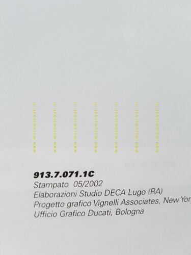 DUCATI MH 900 Evoluzione 2002 manuale officina Spagnolo Portoghese SHOP …