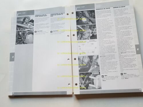 DUCATI MH 900 Evoluzione 2002 manuale officina Spagnolo Portoghese SHOP …