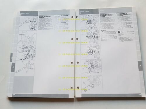 DUCATI MH 900 Evoluzione 2002 manuale officina Spagnolo Portoghese SHOP …