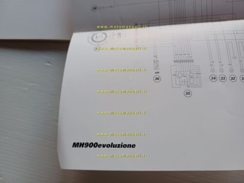 Ducati MH900 Evoluzione 2000-01 manuale uso libretto istruzioni testo Spagnolo