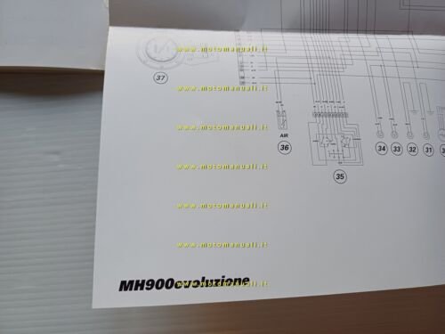 Ducati MH900 Evoluzione 2000 manuale uso GIAPPONESE MH900 2000