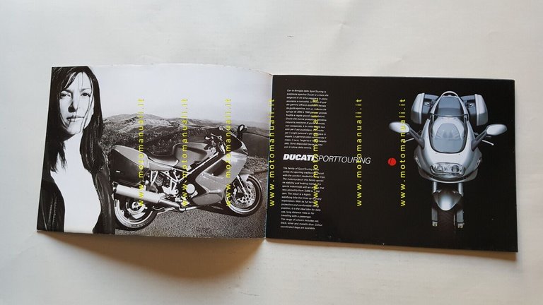 DUCATI modelli Monster 2003 depliant ITALIANO INGLESE originale