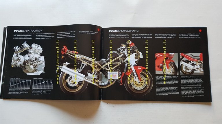 DUCATI modelli Monster 2003 depliant ITALIANO INGLESE originale
