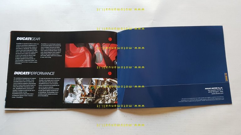 DUCATI modelli Sport Touring 2003 depliant ITALIANO INGLESE originale