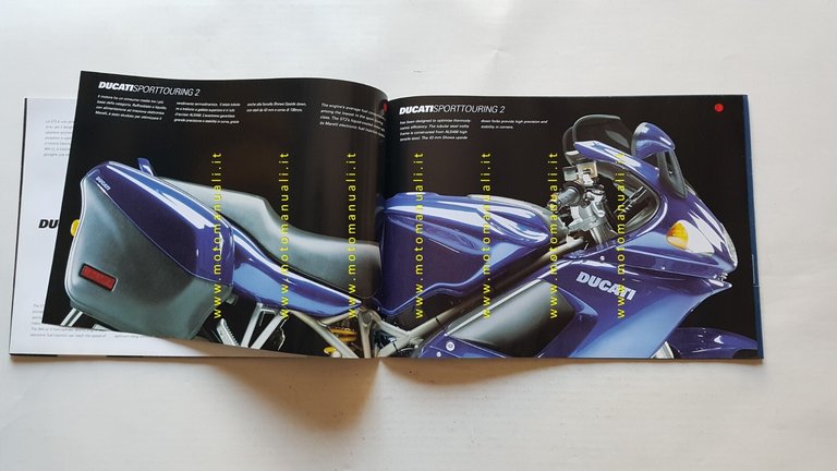 DUCATI modelli Sport Touring 2003 depliant ITALIANO INGLESE originale