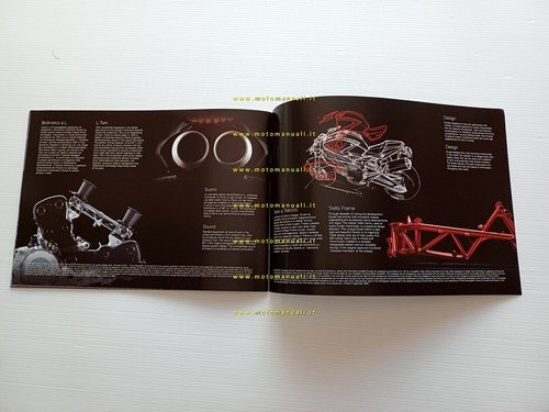 Ducati modelli SportClassic 2009 depliant italiano inglese originale