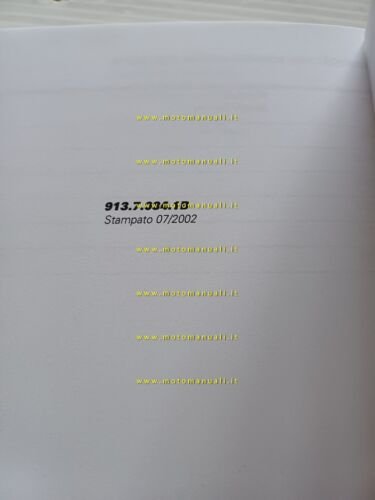 Ducati Monster 1000 2002 manuale uso libretto originale testo Spagnolo