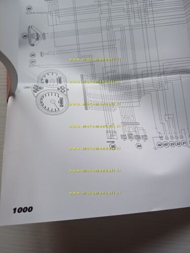 Ducati Monster 1000 2002 manuale uso libretto originale testo Spagnolo