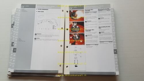 DUCATI Monster 1000 2003 manuale officina Italiano ENGLISH WORKSHOP MANUAL