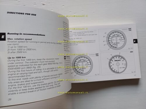Ducati Monster 600 - 750 - 900 2000 manuale uso …