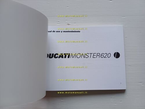 Ducati Monster 620 2002 manuale uso libretto istruzioni originale testo …