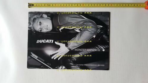 Ducati Monster 620 Dark i.e. depliant originale italiano brochure
