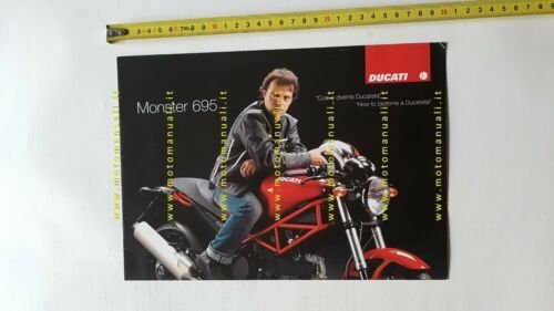 Ducati MONSTER 695 2008 depliant originale brochure
