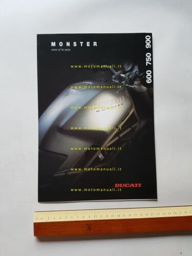 Ducati Monster 900 - 750 - 600 1995 depliant ITALIANO …