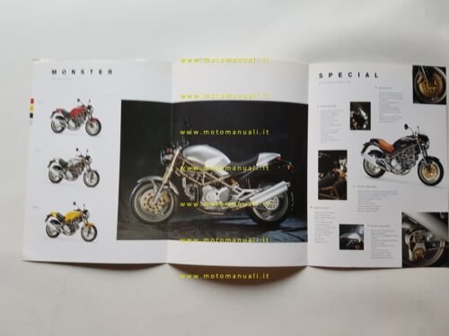 Ducati Monster 900 - 750 - 600 1995 depliant ITALIANO …